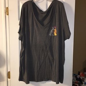 Torrid Disney collection lady and the tramp size 6 T-shirt